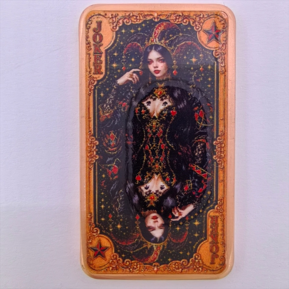 Vintage Collectible Playing Cards - Barre de cuivre fine .999 de