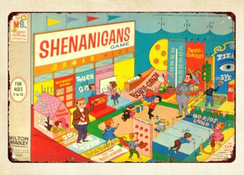 Vintage Collectible Stores - Shenanigans Board Game 1964, plaque en