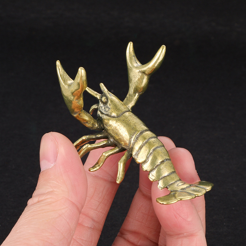 Vintage Collectible Furniture - 【F】Ornement en laiton massif en forme