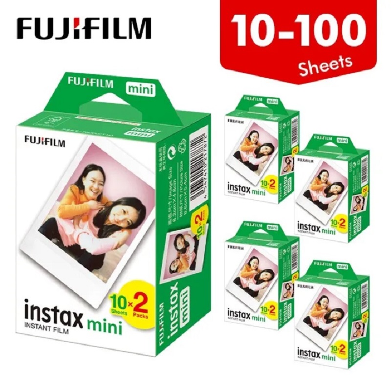 Instant Film Pack - Film Fujifilm Instax Mini, bord blanc,