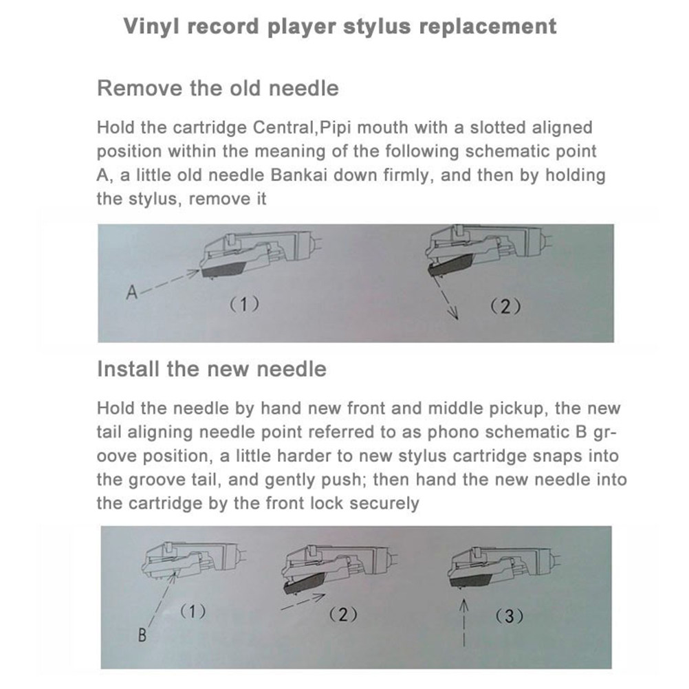 2 Pièces de Pointe de Stylet d - Record Player Needle avis et prix