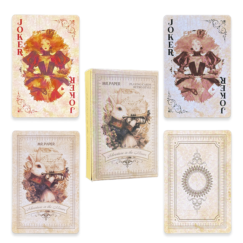 55 cartes à jouer Alice au pay - Vintage Collectible Playing Cards avis et prix