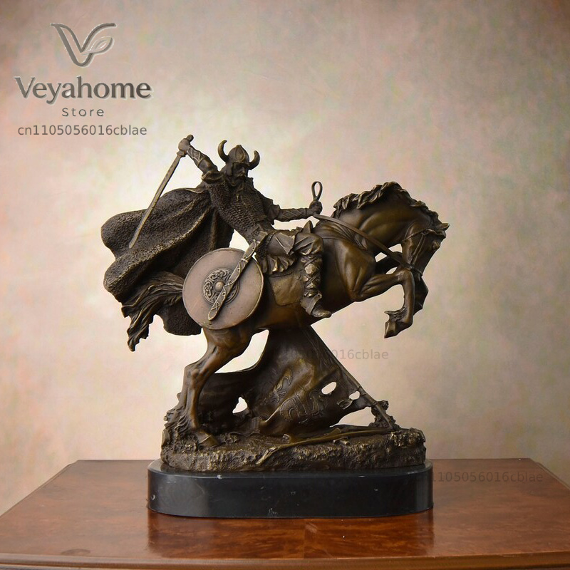 Statue de guerrier médiéval en - Vintage Collectible Marbles avis et prix