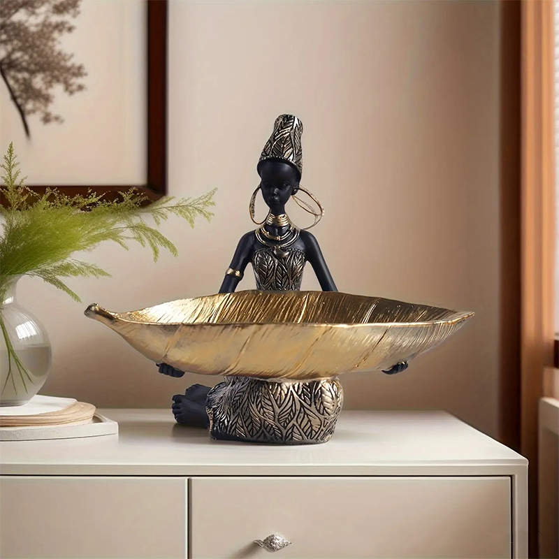 Sculpture de Fille Africaine T - Vintage Collectible Furniture avis et prix