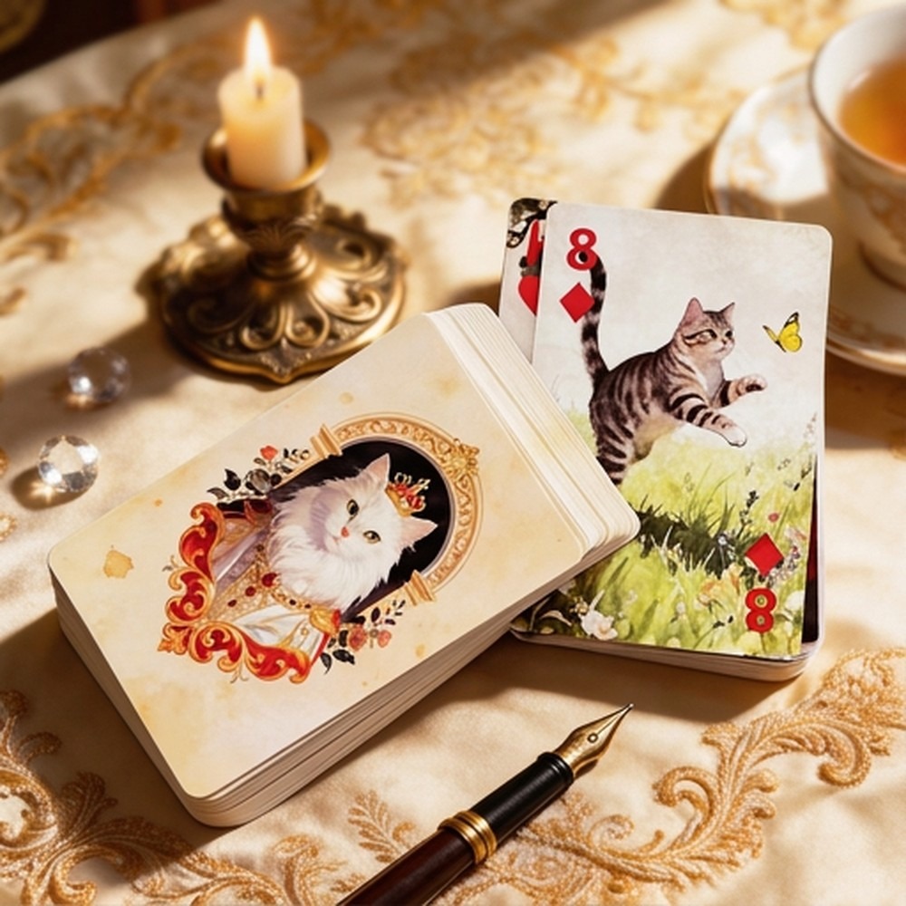 54 cartes à jouer vintage, mot - Vintage Collectible Playing Cards avis et prix