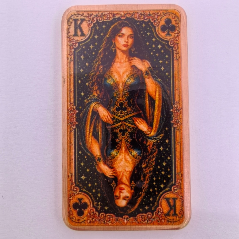 Barre de cuivre fin .999 de 1  - Vintage Collectible Playing Cards avis et prix