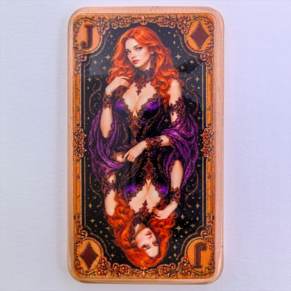 Barre de cuivre fine .999 de 1 - Vintage Collectible Playing Cards avis et prix
